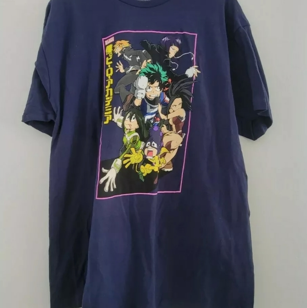 NEW Anime My Hero Academia Mens Short Sleeve Graphic T Shirt 3xl  Crewneck.